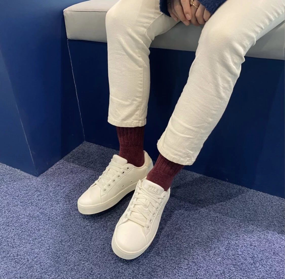FILA UNI COURT DELUXE | CREAM BEIGE