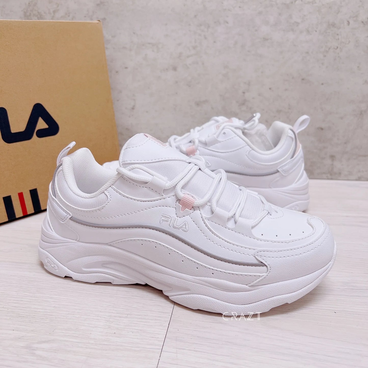 FILA RAY WAVE | WHITE PINK