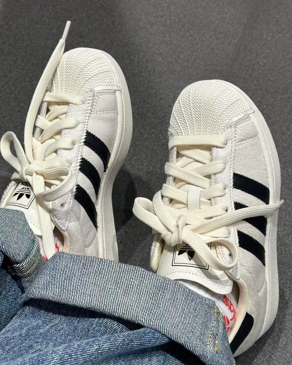 ADIDAS SUPERSTAR II ( 仿馬毛皮 ) | 2 COLORS