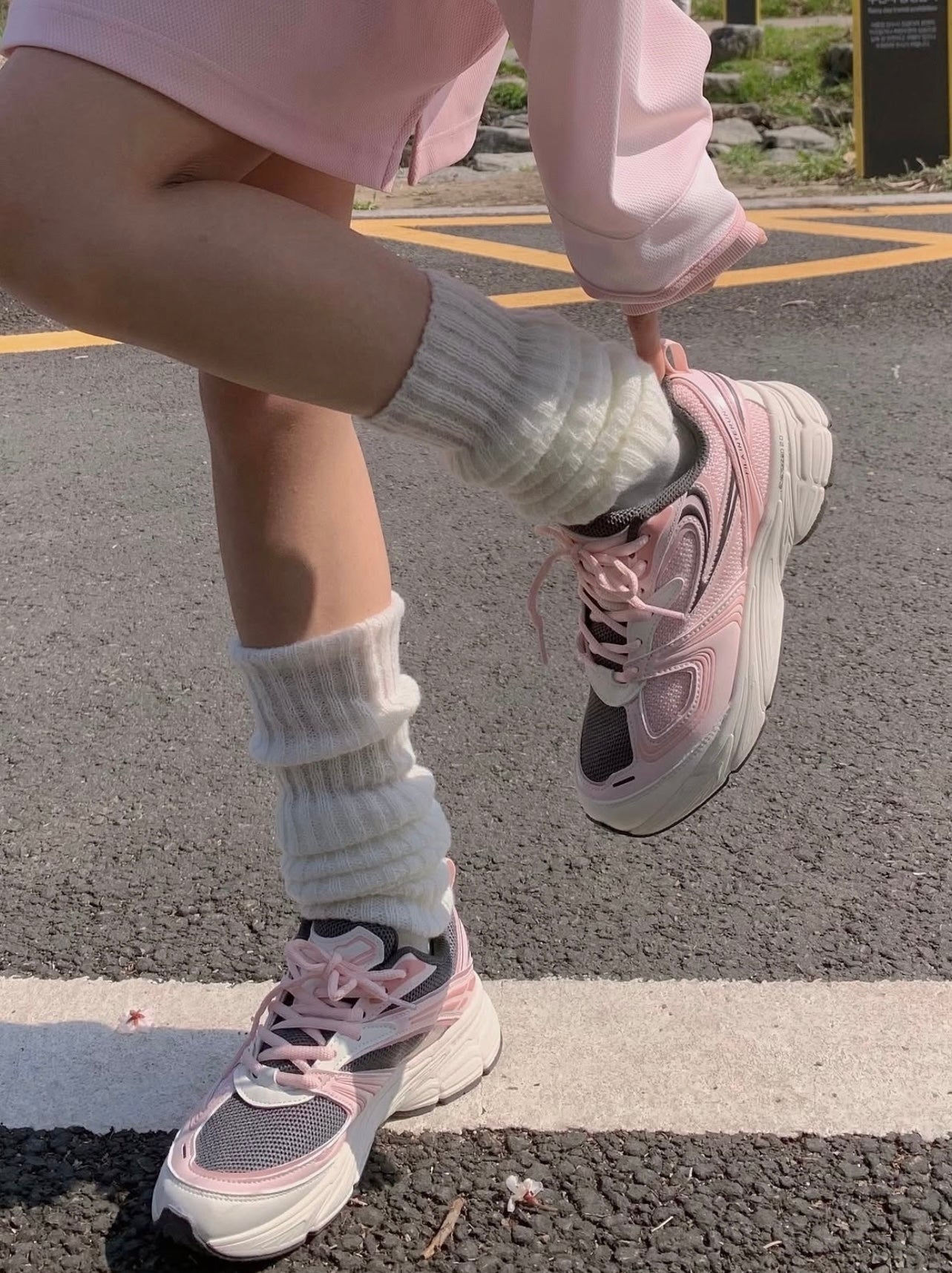 FILA INTERUN | SAKURA PINK BLACK