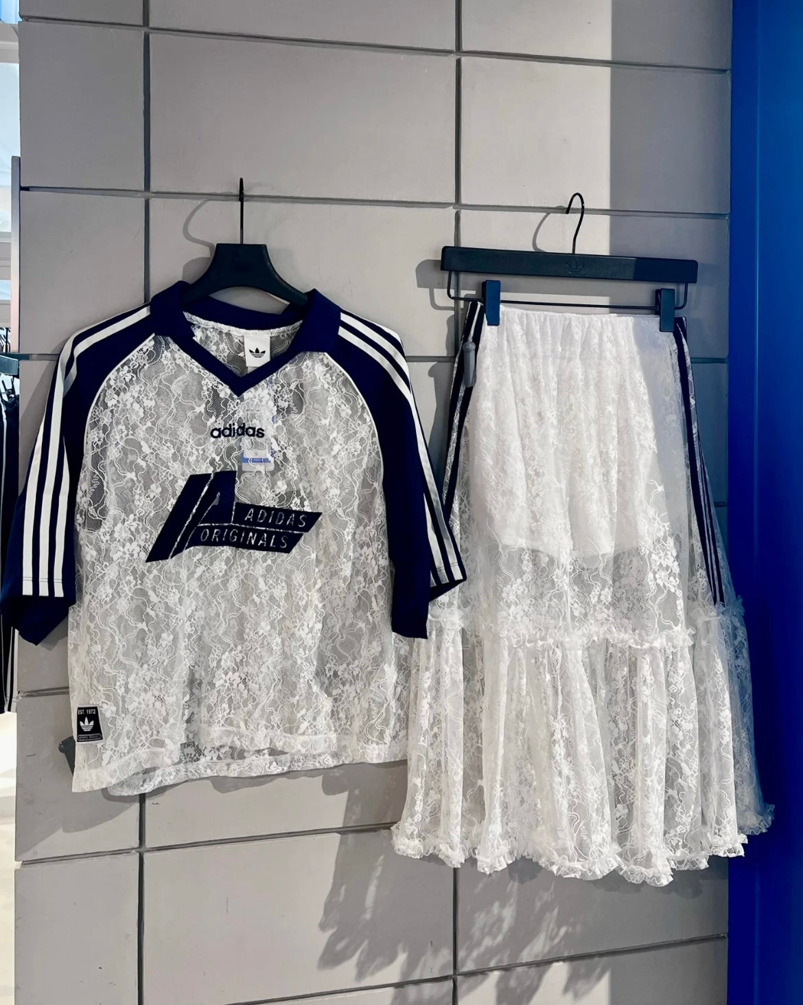 ADIDAS LACE SPORT TEE | 2 COLORS