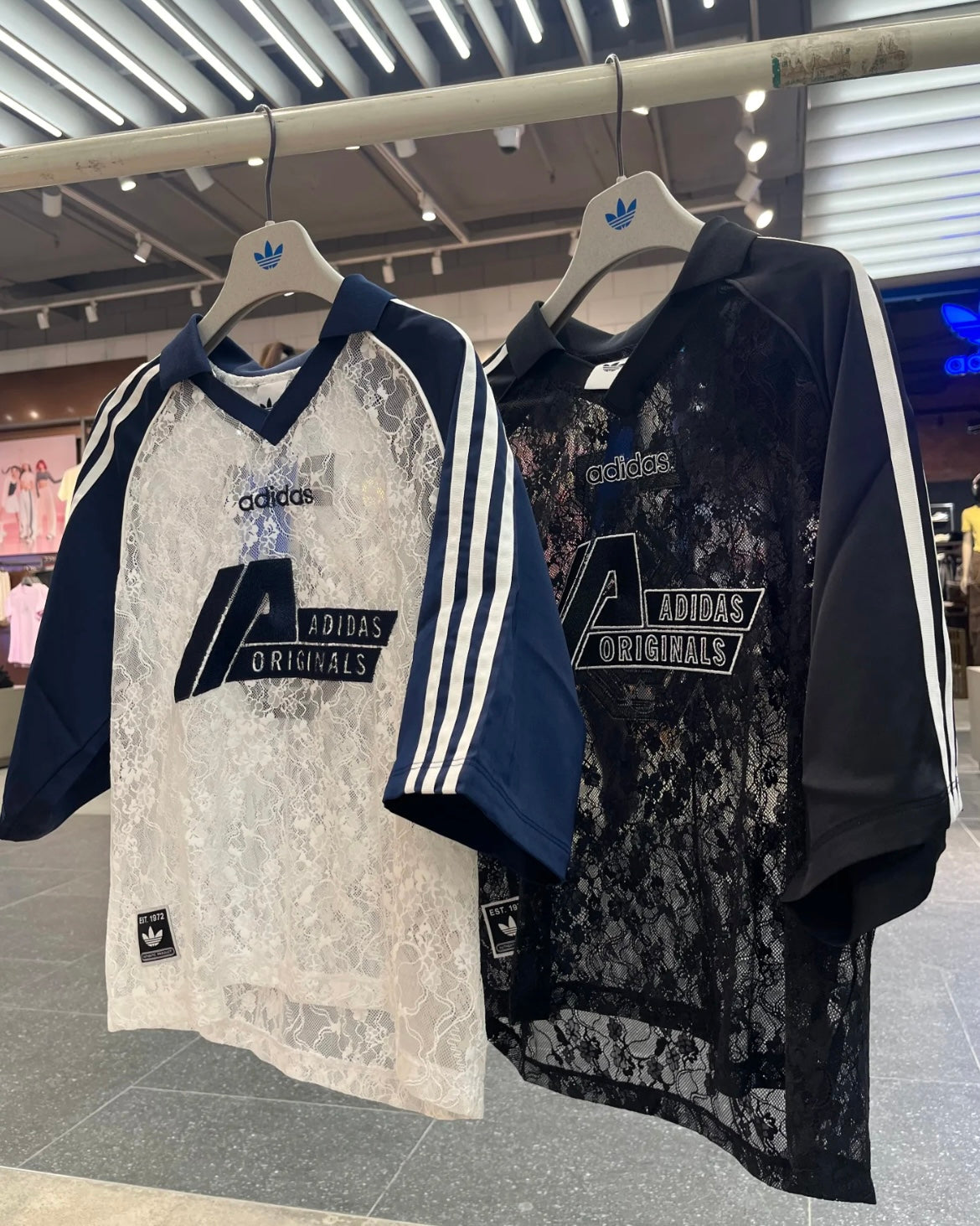 ADIDAS LACE SPORT TEE | 2 COLORS