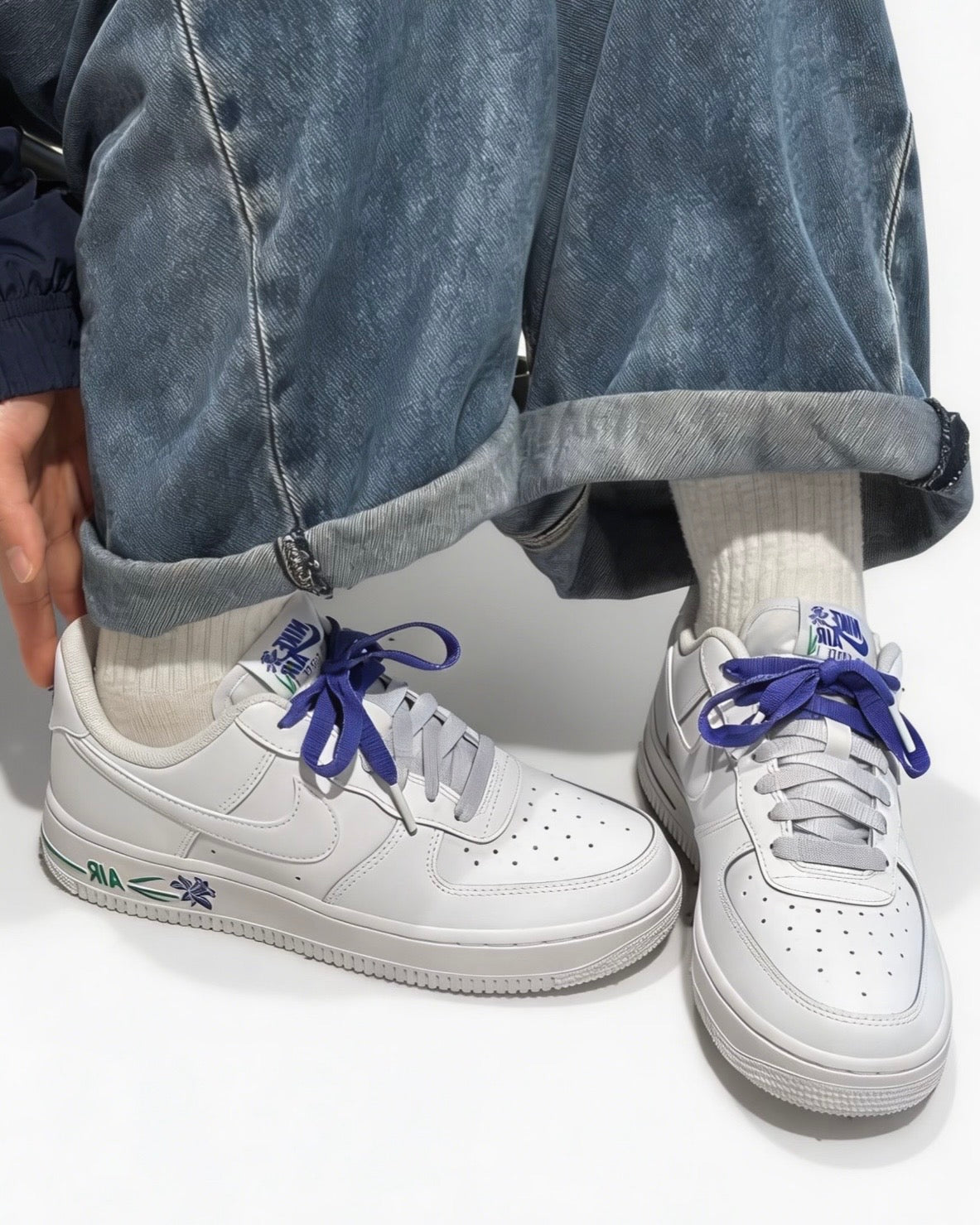 NIKE AIR FORCE 1 | ROSE BLUE