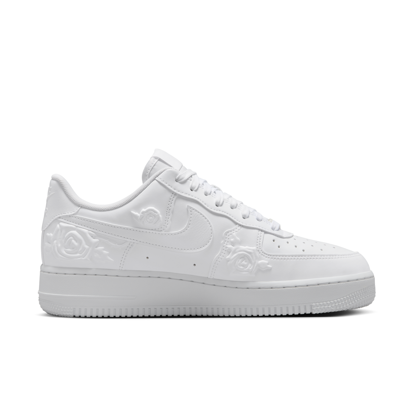 NIKE AIR FORCE 1 | EMBOSSED WHITE ROSE