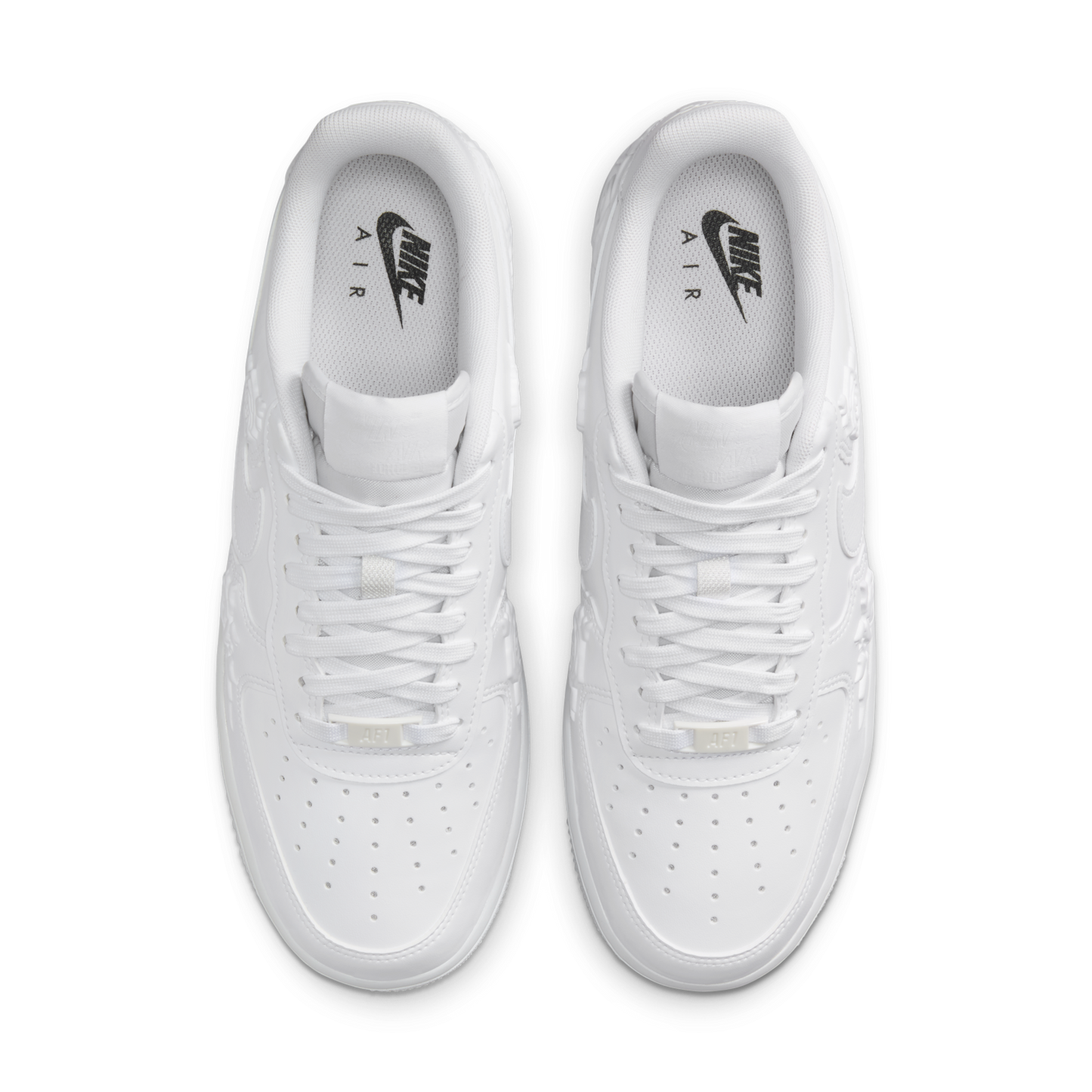 NIKE AIR FORCE 1 | EMBOSSED WHITE ROSE
