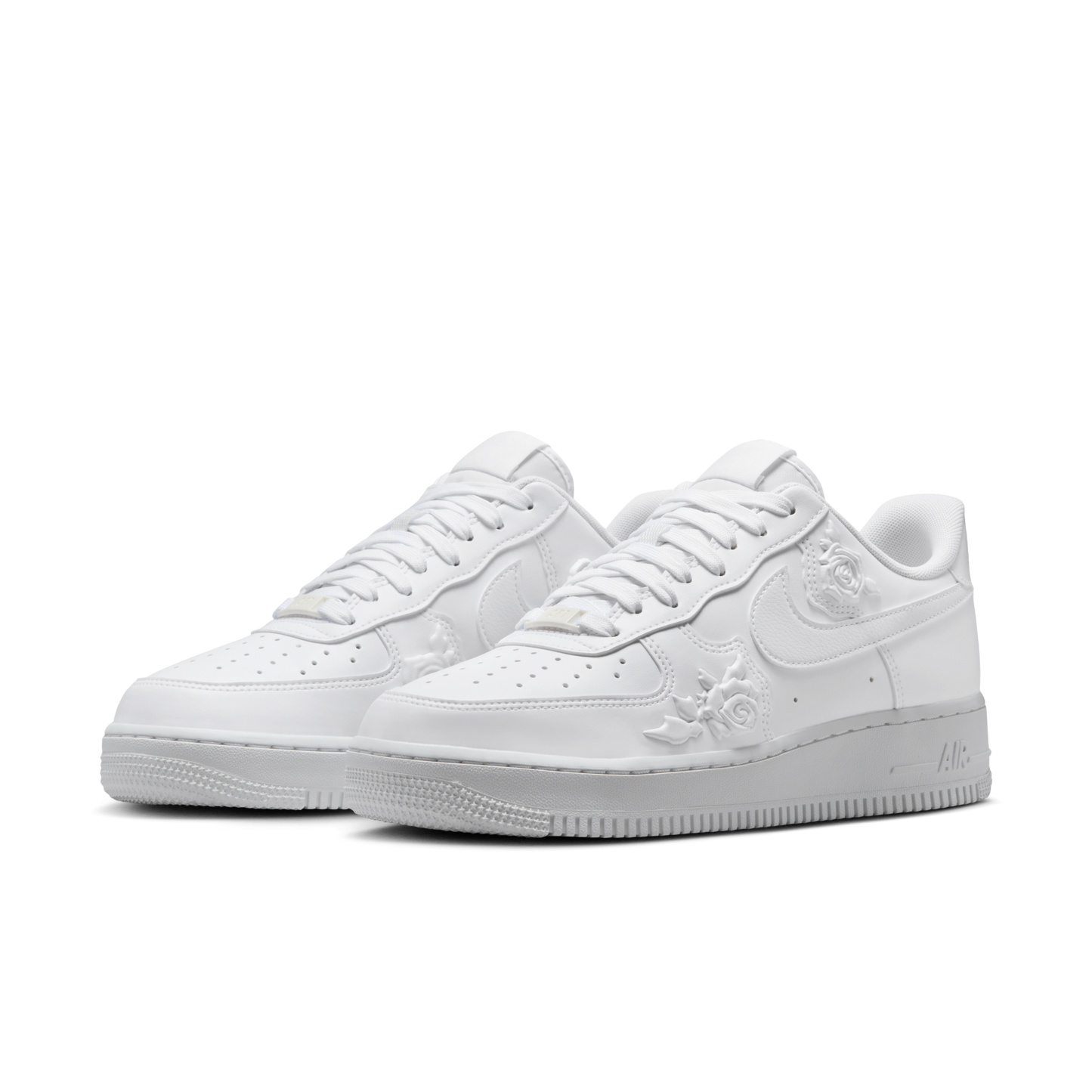 NIKE AIR FORCE 1 | EMBOSSED WHITE ROSE
