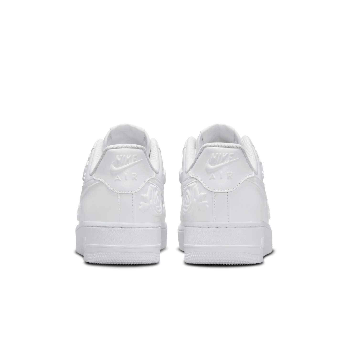 NIKE AIR FORCE 1 | EMBOSSED WHITE ROSE