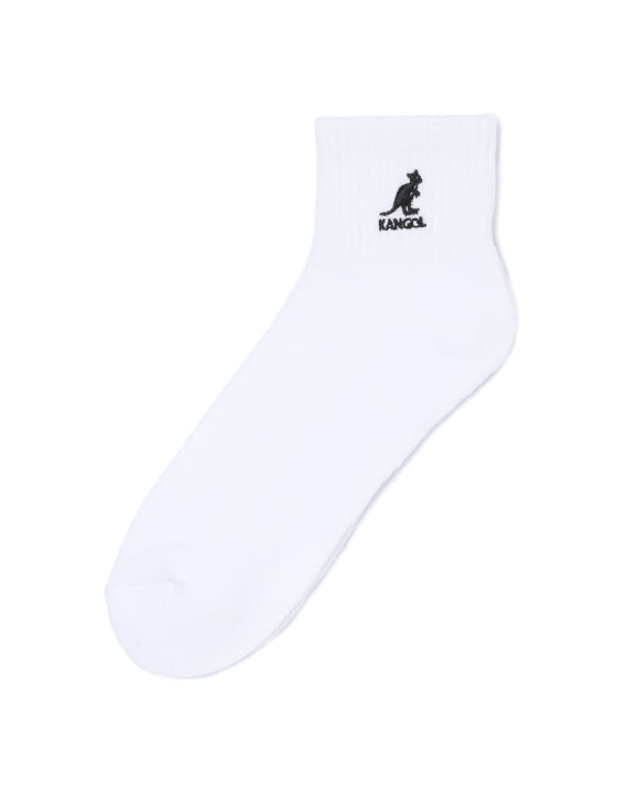 KANGOL SOCKS 23-25CM | WHITE 3 PAIR