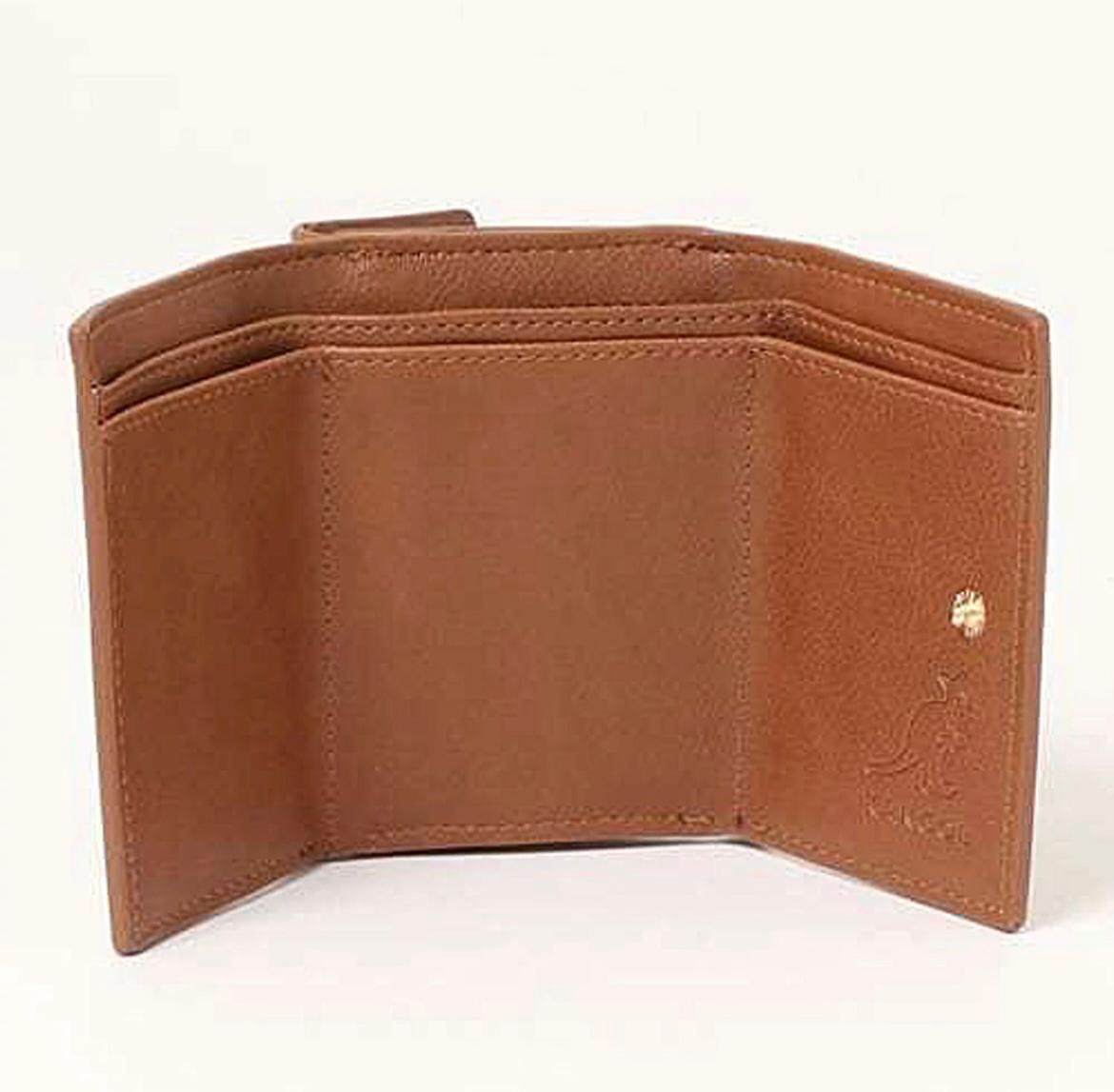 KANGOL PU LEATHER MINI WALLET | 3 COLORS