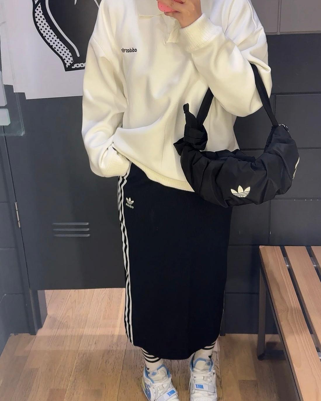 ADIDAS 3WAY SHOULDER BAG ( 餃子雲朵 ) | BLACK