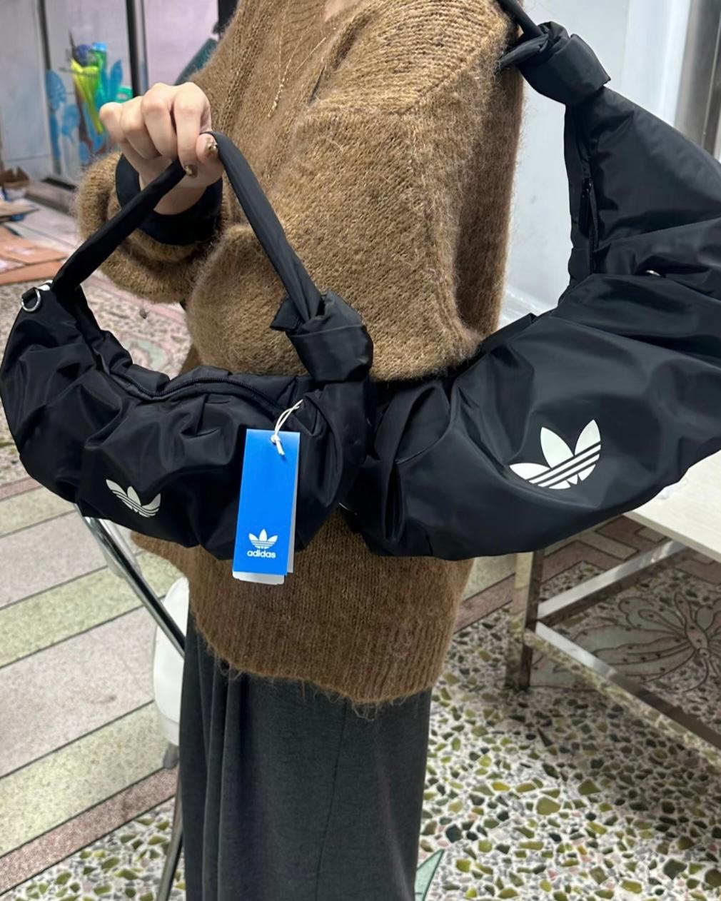 ADIDAS 3WAY SHOULDER BAG ( 餃子雲朵 ) | BLACK