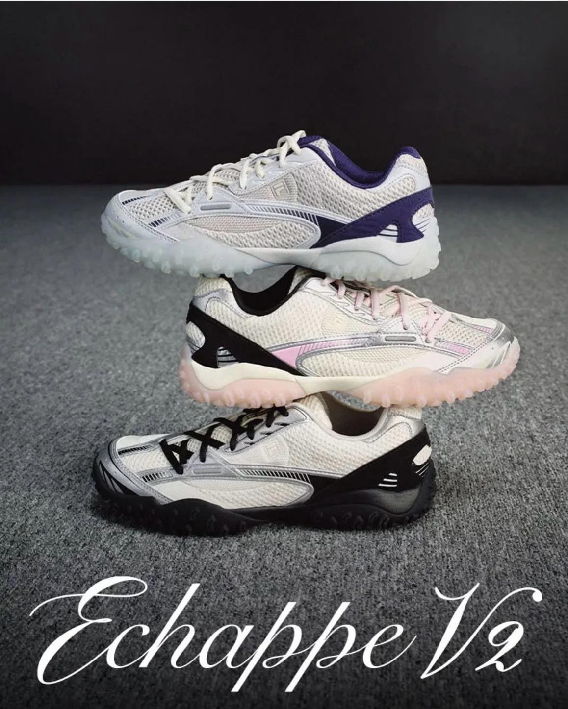 FILA ECHAPPE v2 | SILVER BLACK PINK