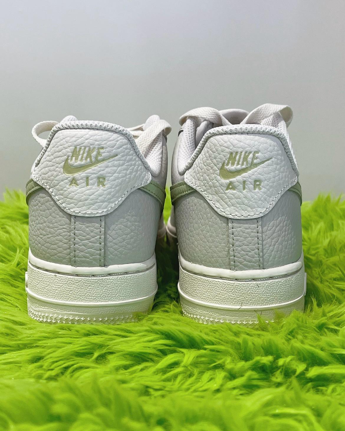 NIKE AIR FORCE 1 MINI SWOOSH | GREY PASTEL MINT