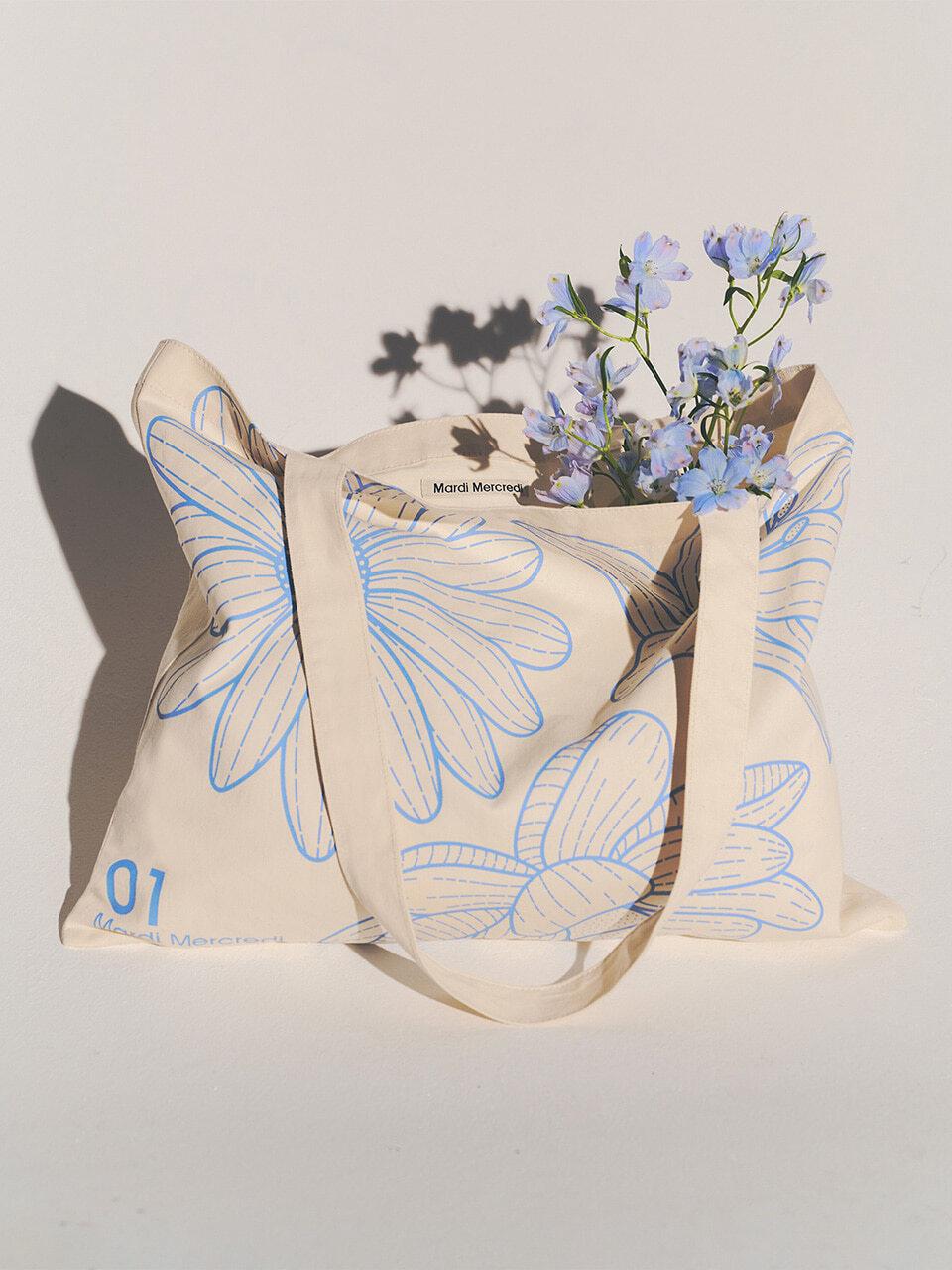 MARDI MERCREDI 2WAY FLOWER TOTEBAG | 7 COLORS