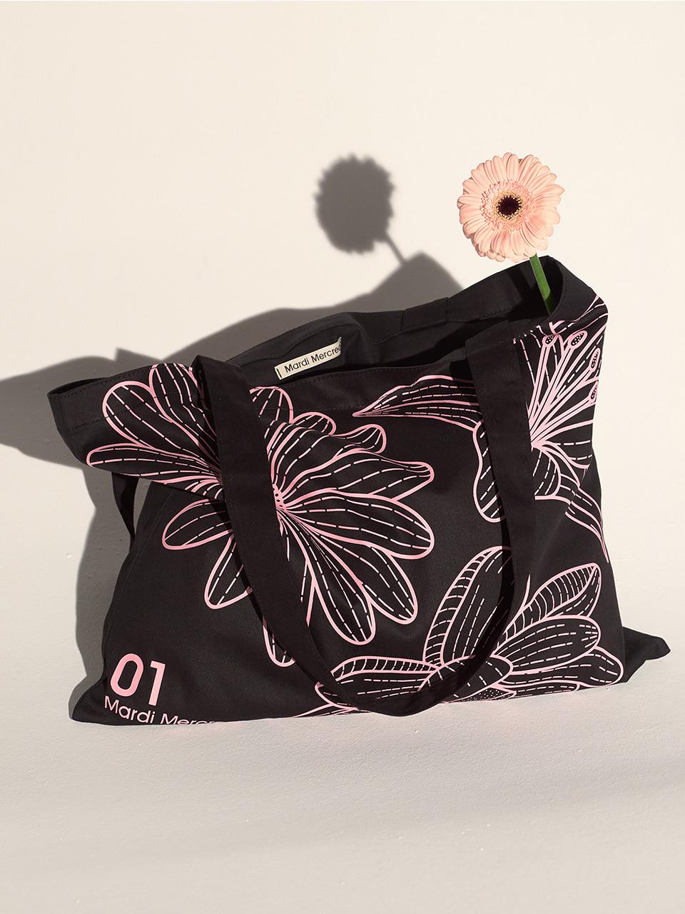 MARDI MERCREDI 2WAY FLOWER TOTEBAG | 7 COLORS