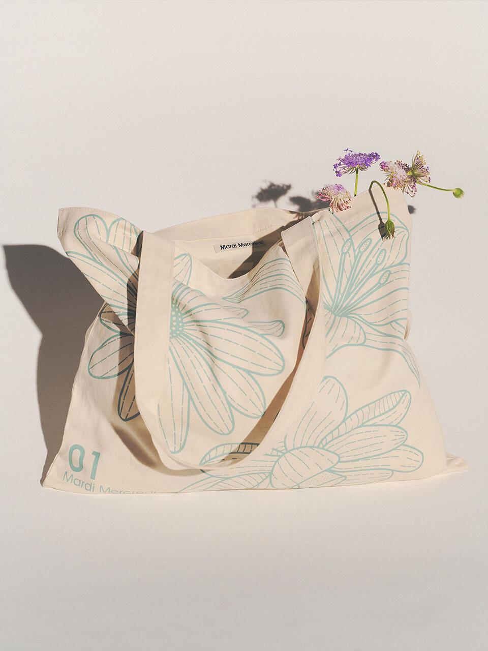 MARDI MERCREDI 2WAY FLOWER TOTEBAG | 7 COLORS