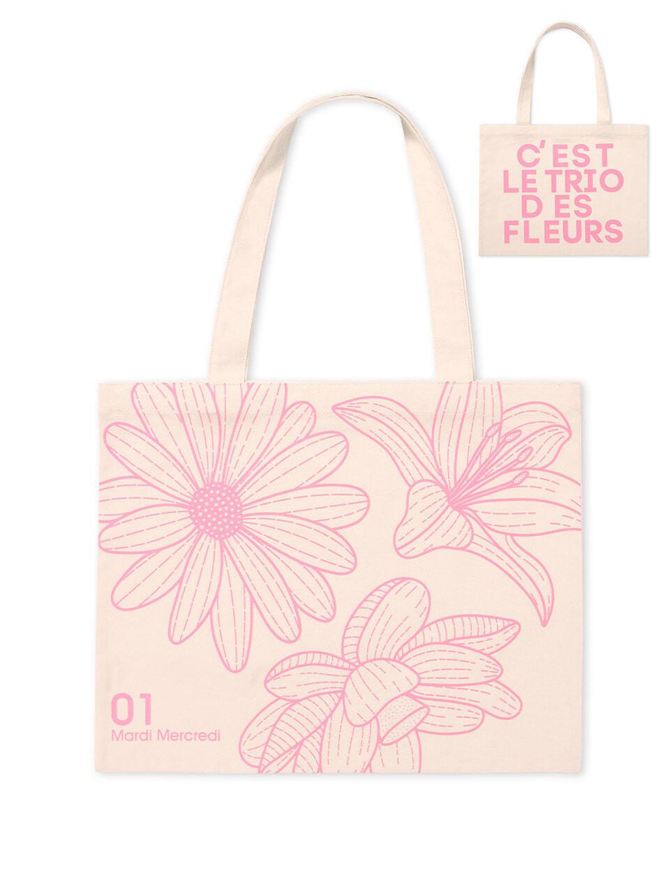 MARDI MERCREDI 2WAY FLOWER TOTEBAG | 7 COLORS