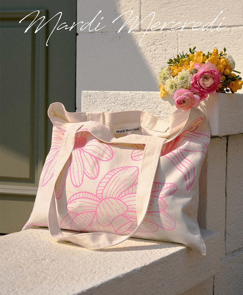 MARDI MERCREDI 2WAY FLOWER TOTEBAG | 7 COLORS