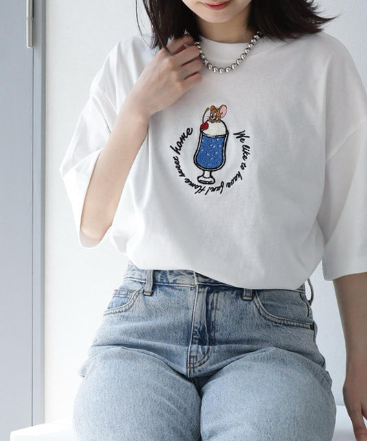 TOM & JERRY SMALL LOGO TEE | 4 COLORS