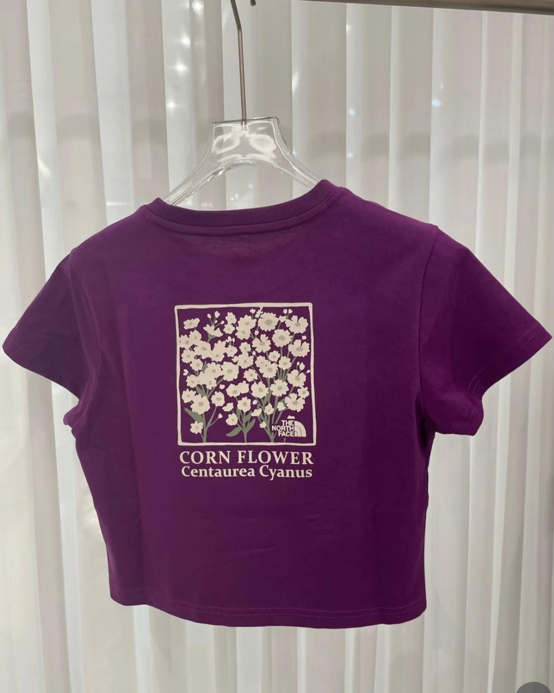THE NORTH FACE CROP FLOWER TEE | 5 COLORS