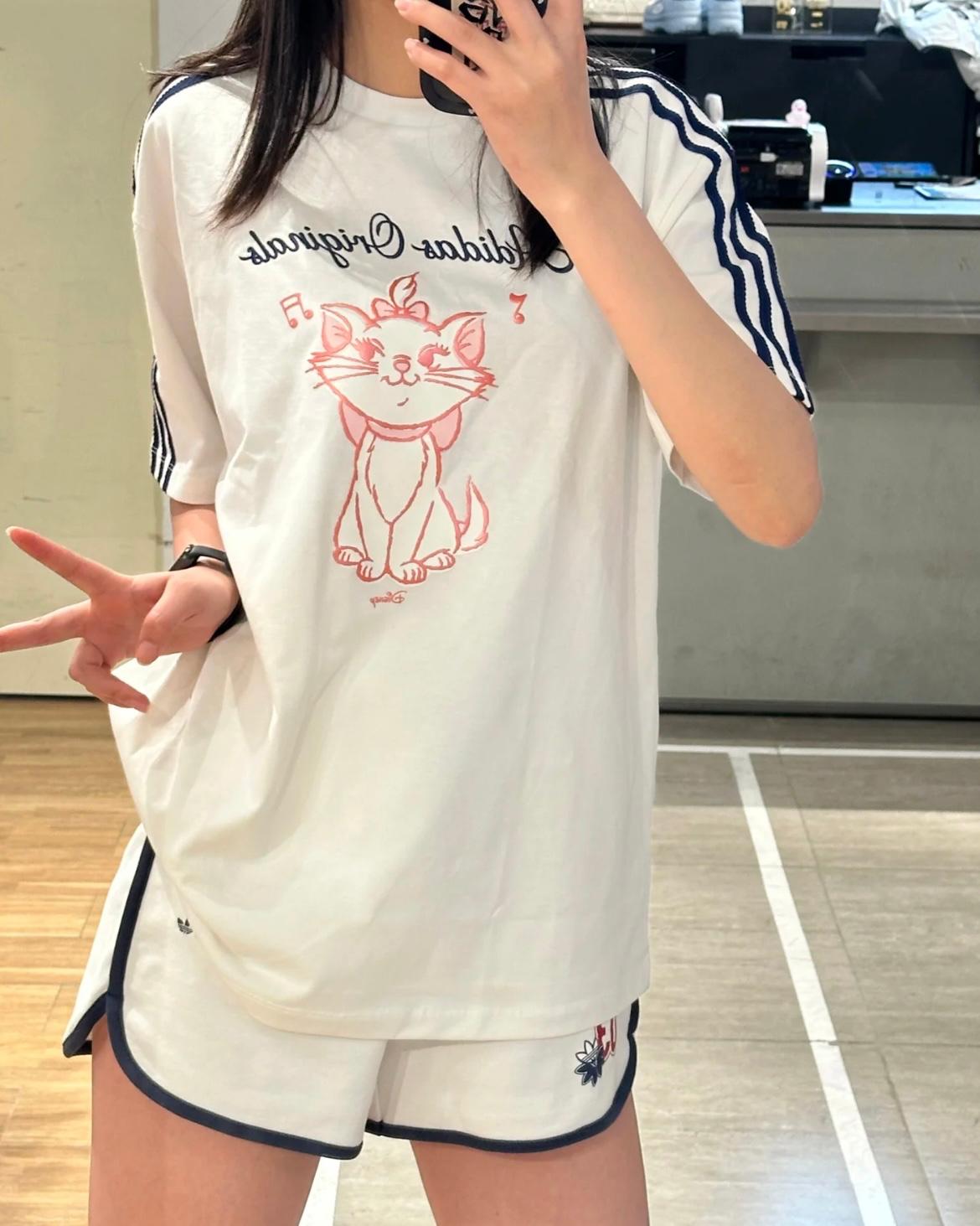 ADIDAS x DISNEY MARIE TEE | 2 COLORS