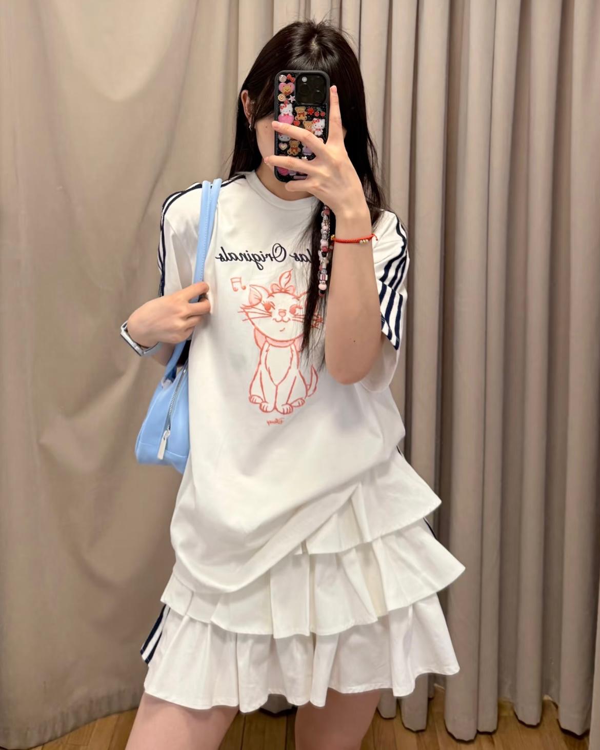 ADIDAS x DISNEY MARIE TEE | 2 COLORS