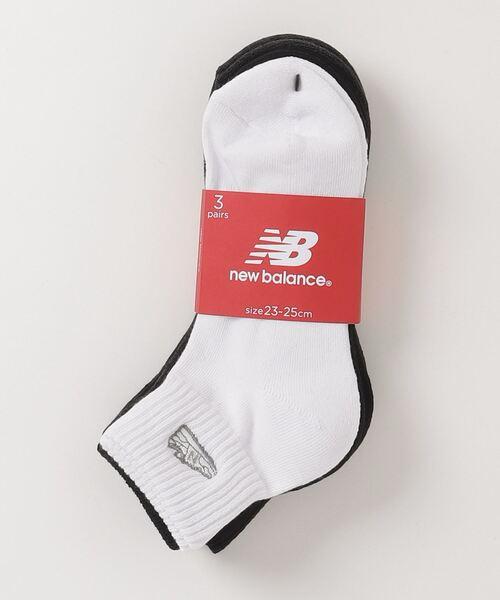 NEW BALANCE LOGO SOCKS 23-25CM | 3 PAIRS SET