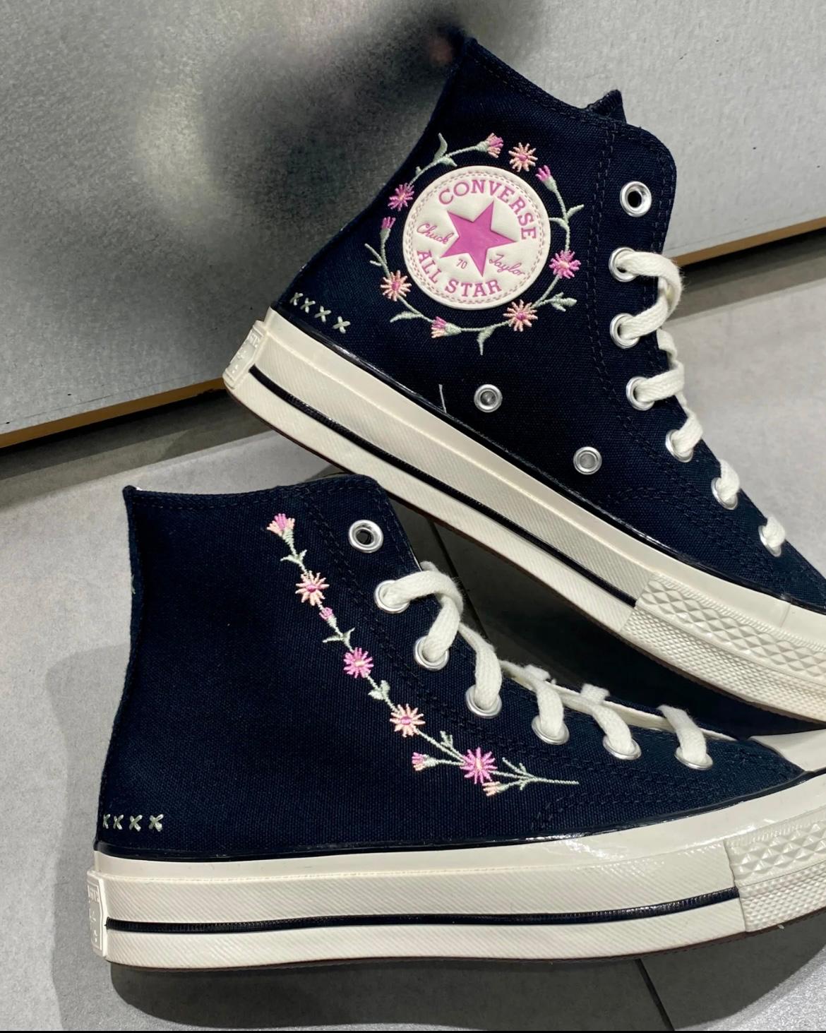 CONVERSE 1970s BLACK FLOWER | LOW / HIGH