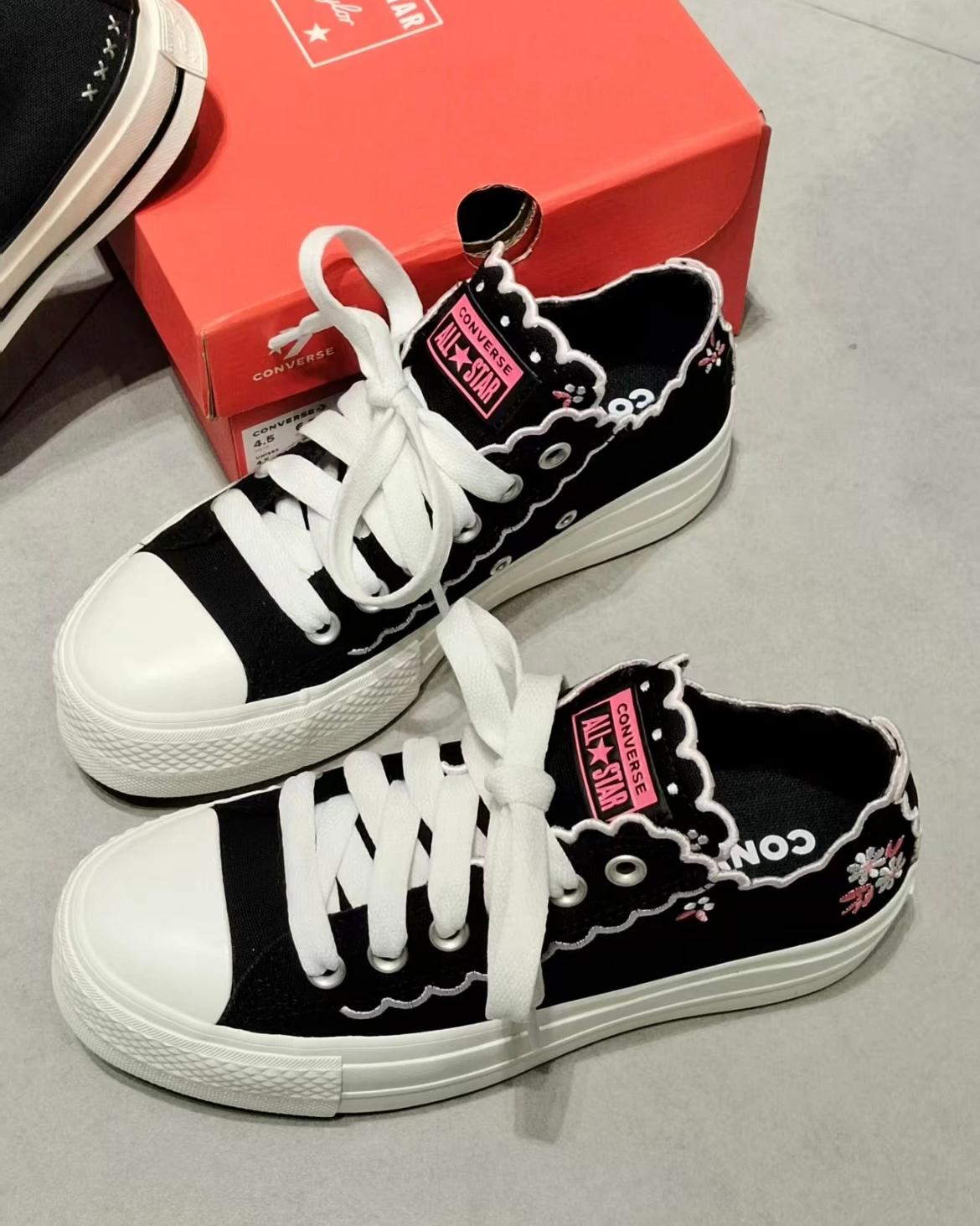 CONVERSE 1970s BLACK FLOWER | LOW / HIGH