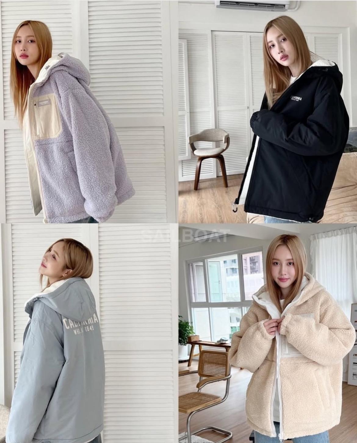 WHO.A.U REVERSIBLE JACKET ( 雙面搖粒外套 ) | SKY BLUE