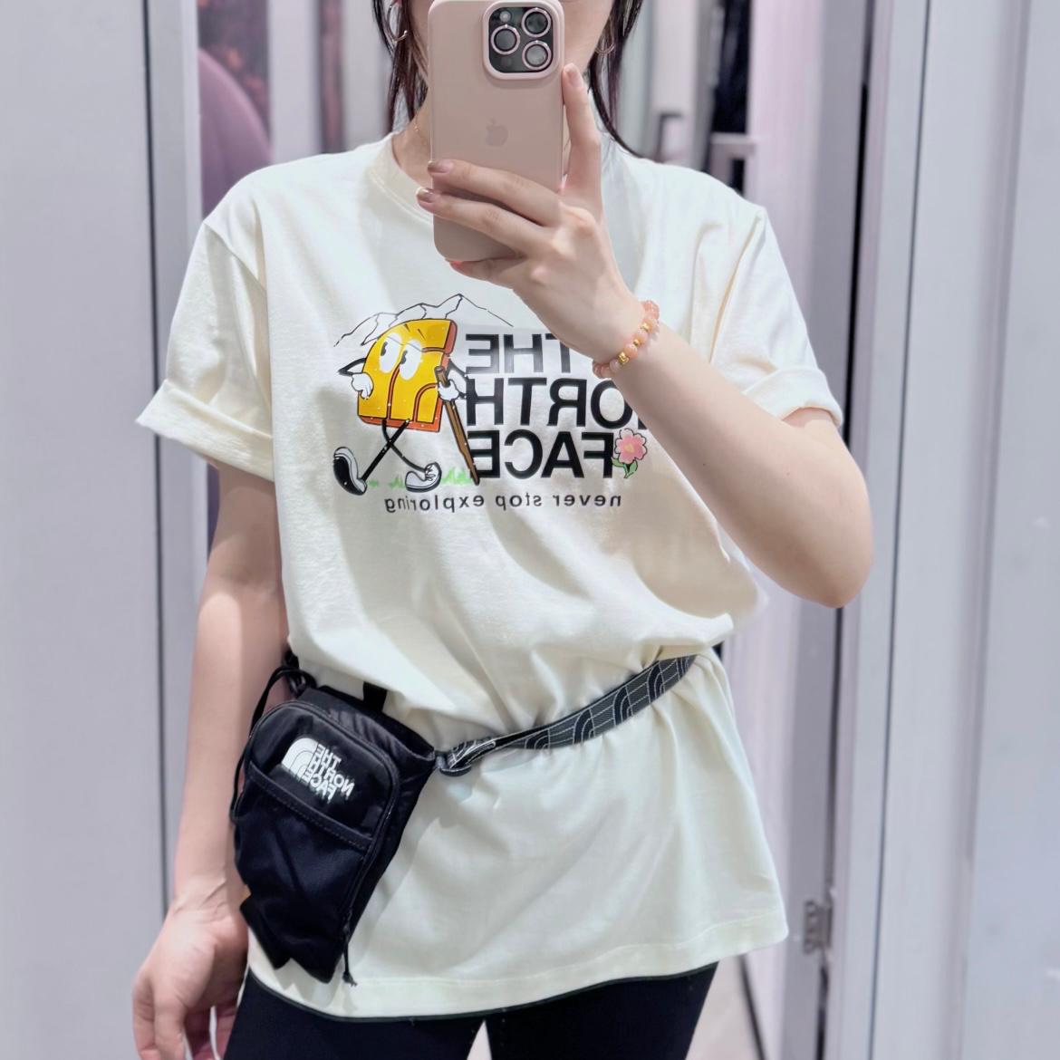 THE NORTH FACE CUTE LOGO TEE | 4 COLORS