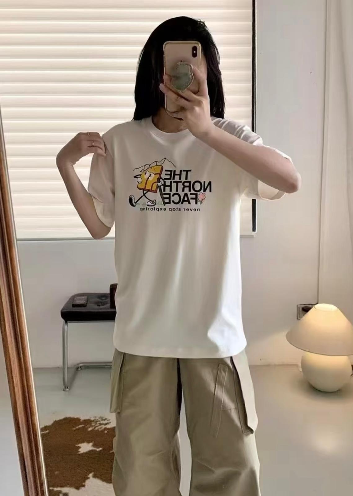 THE NORTH FACE CUTE LOGO TEE | 4 COLORS