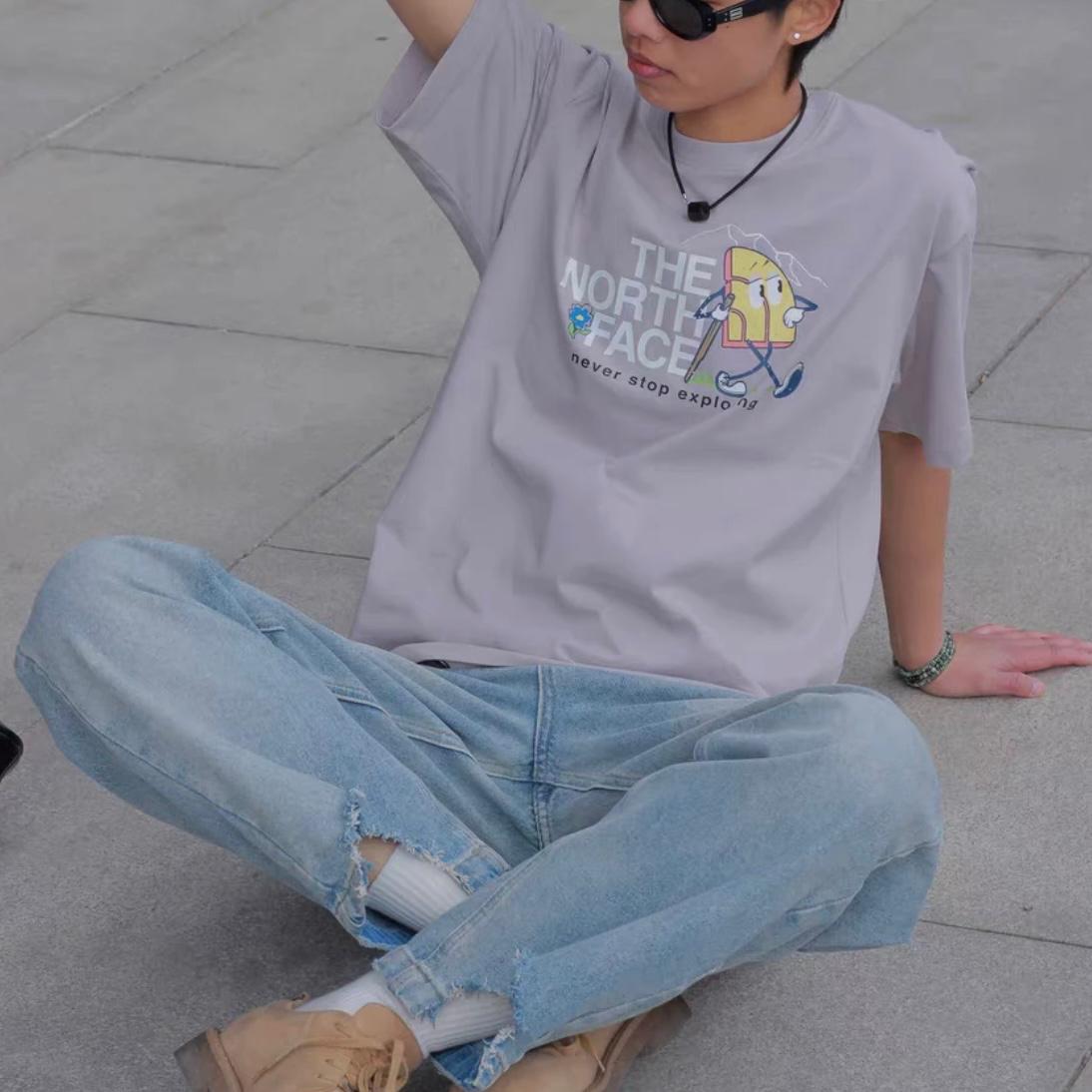 THE NORTH FACE CUTE LOGO TEE | 4 COLORS