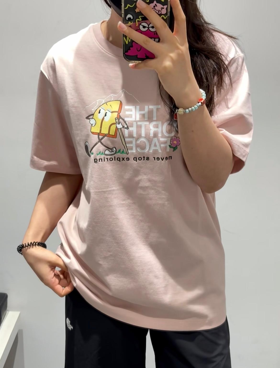 THE NORTH FACE CUTE LOGO TEE | 4 COLORS