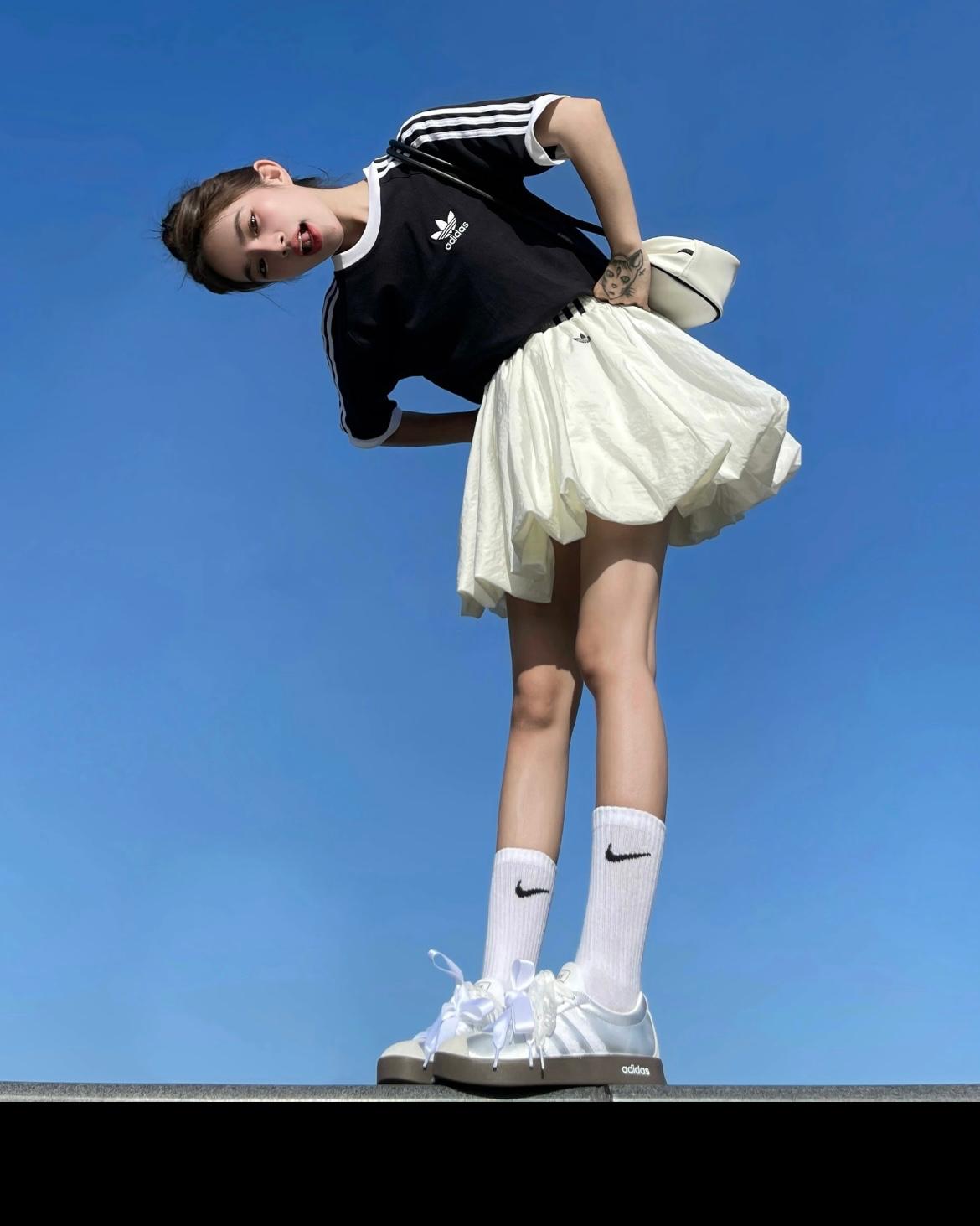 ADIDAS 半截泡泡裙 | 2 COLORS