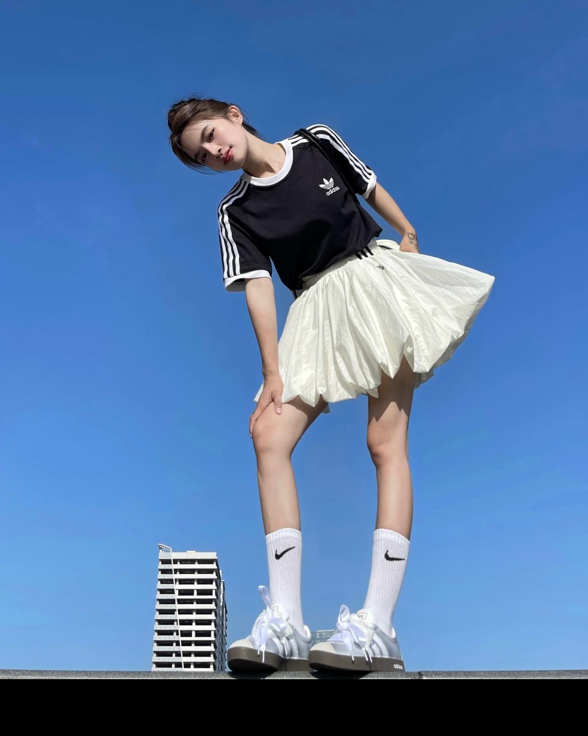 ADIDAS 半截泡泡裙 | 2 COLORS