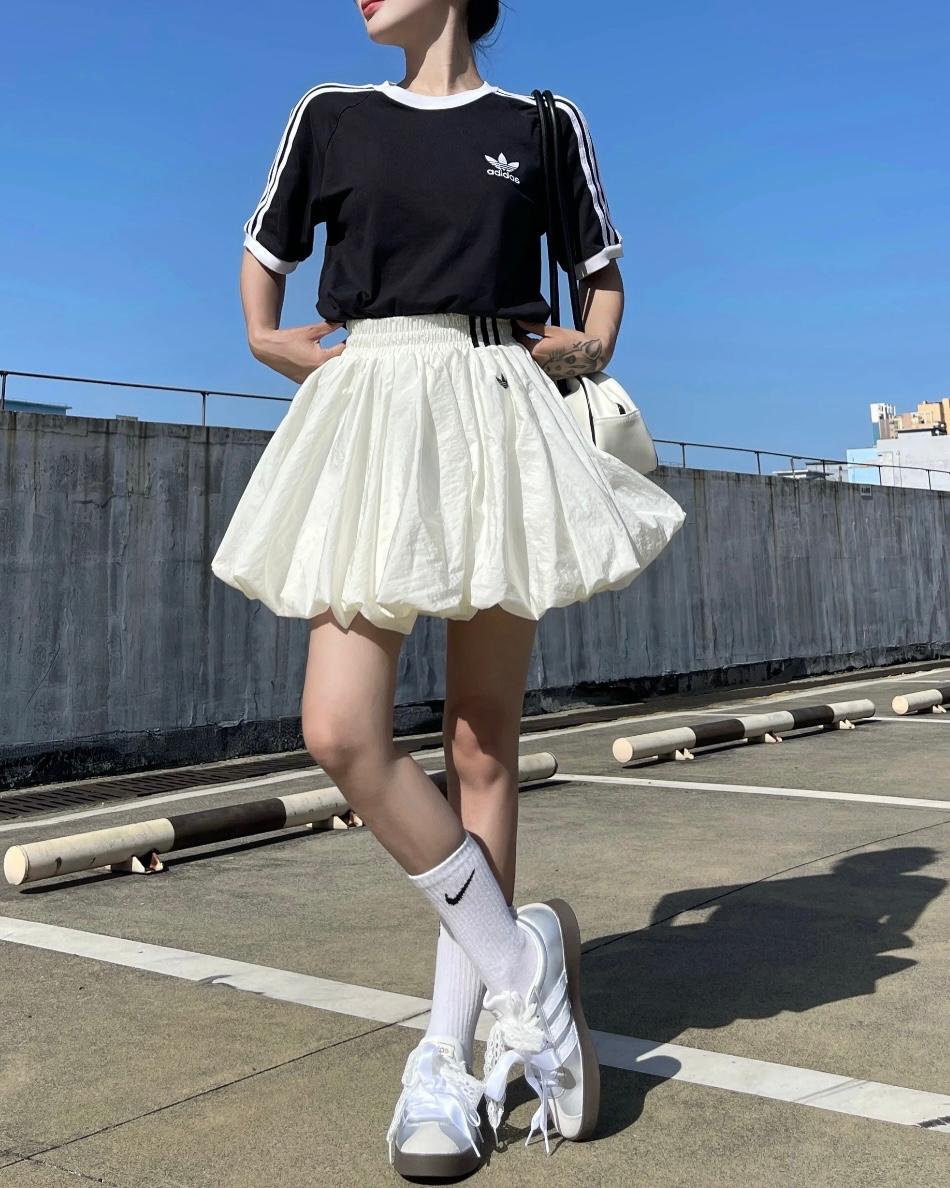 ADIDAS 半截泡泡裙 | 2 COLORS