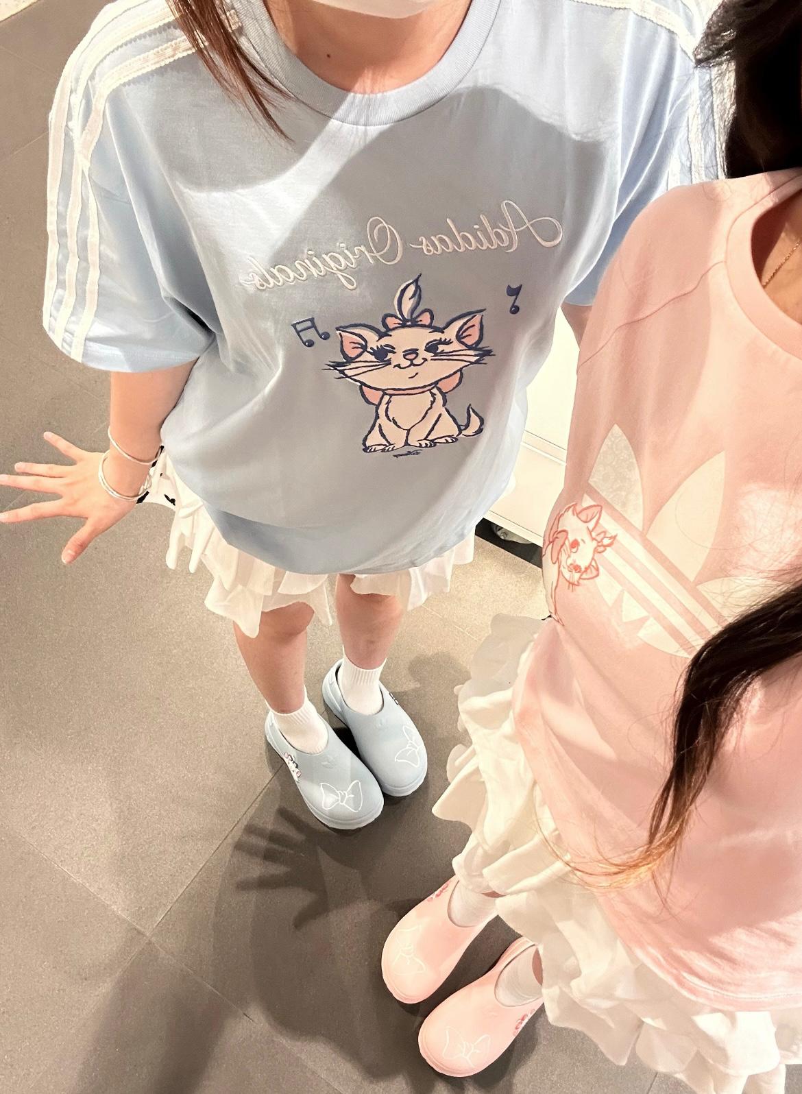 ADIDAS x DISNEY MARIE TEE | 2 COLORS