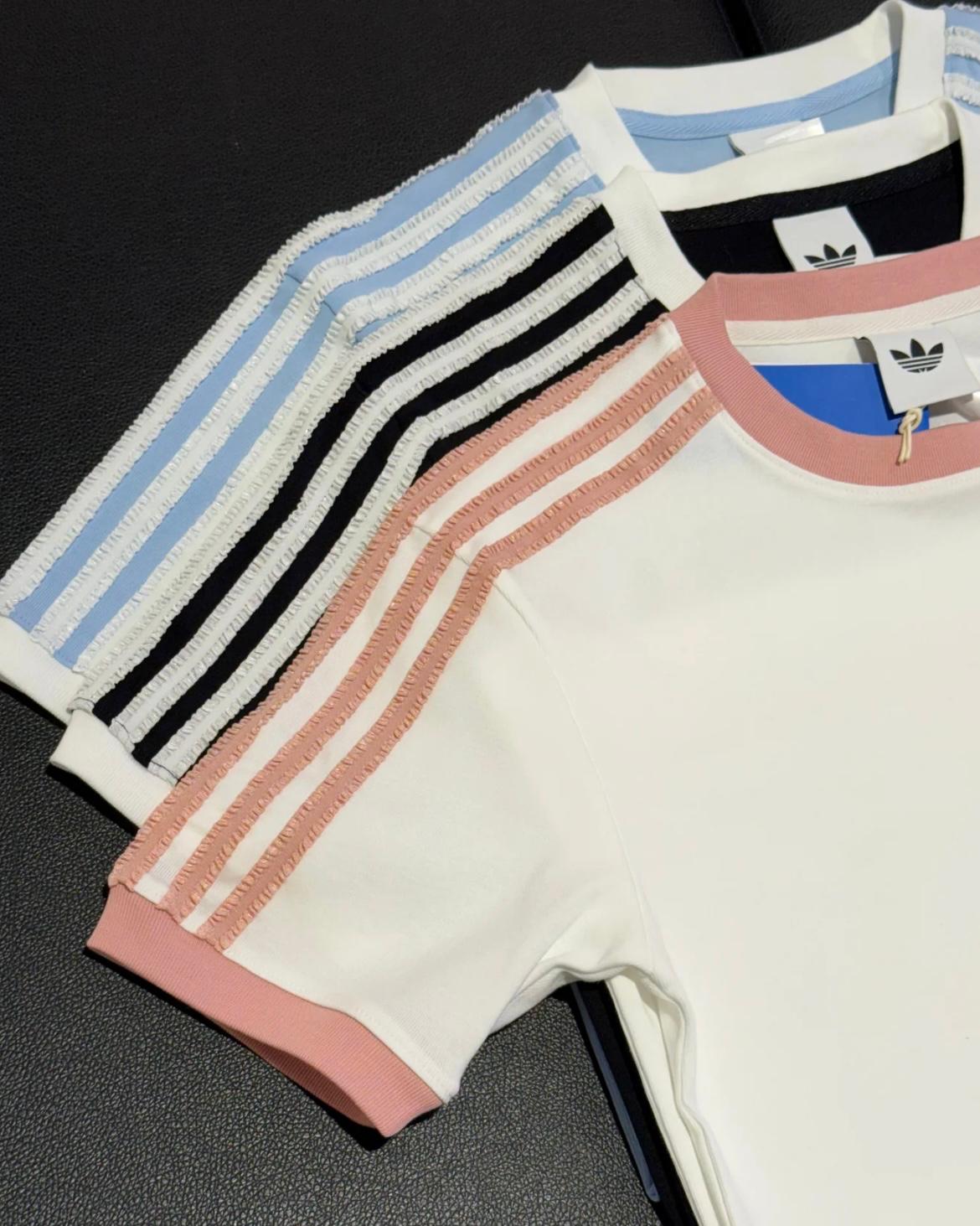 ADIDAS LACE 3 STRIPE TEE | 3 COLORS