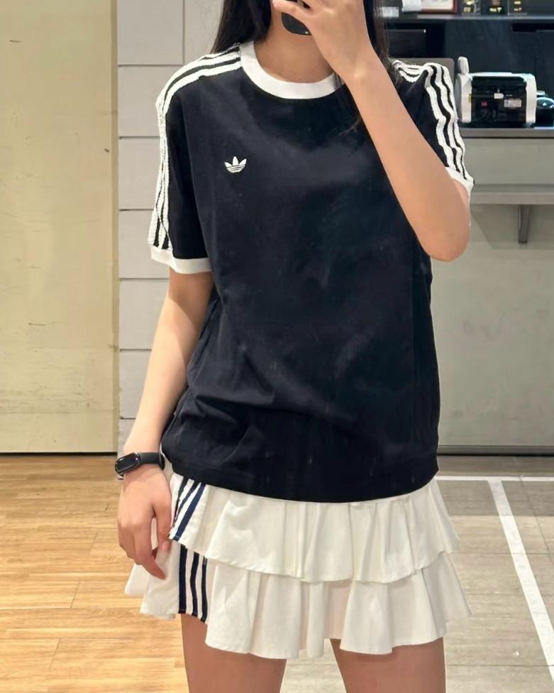 ADIDAS LACE 3 STRIPE TEE | 3 COLORS