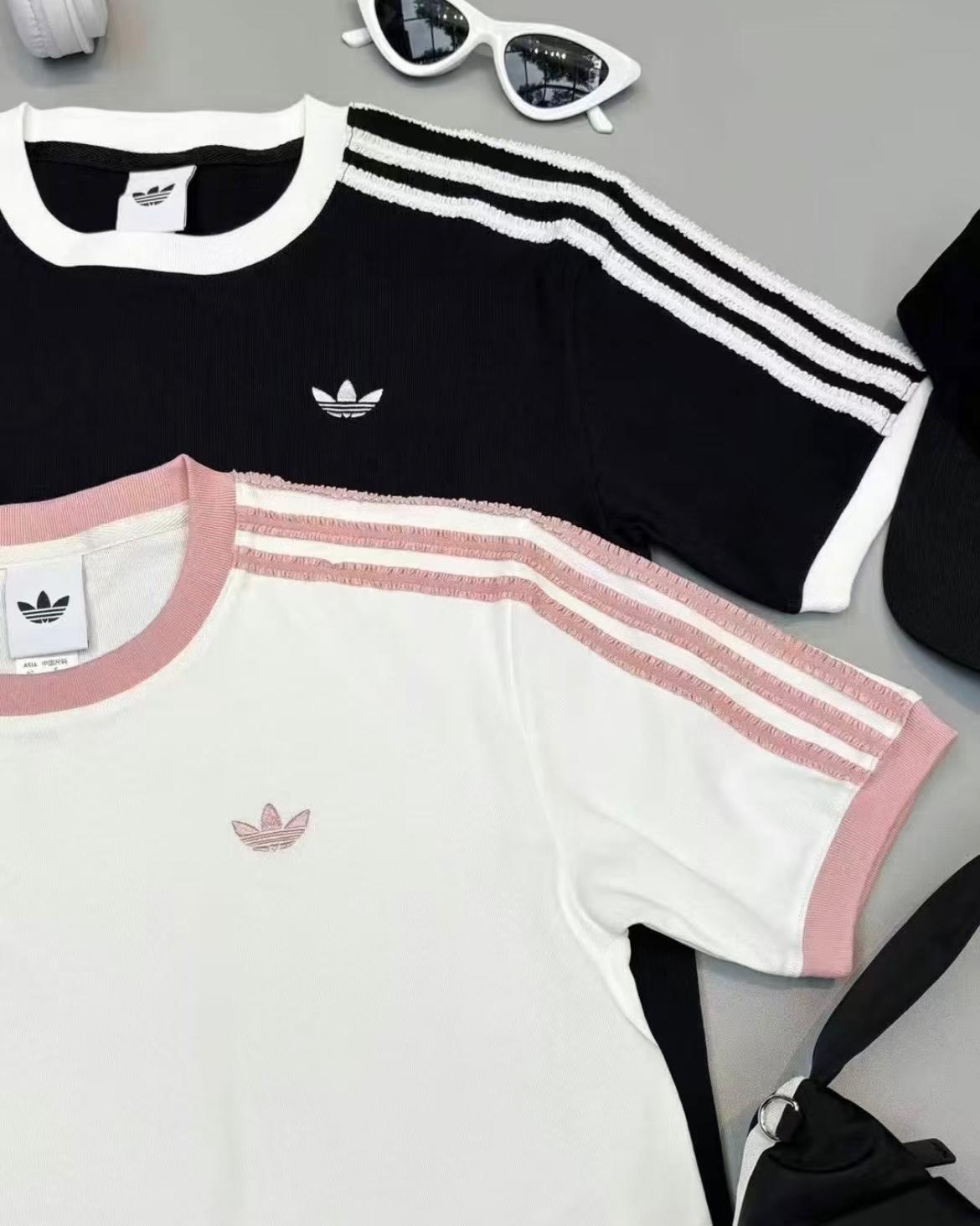 ADIDAS LACE 3 STRIPE TEE | 3 COLORS