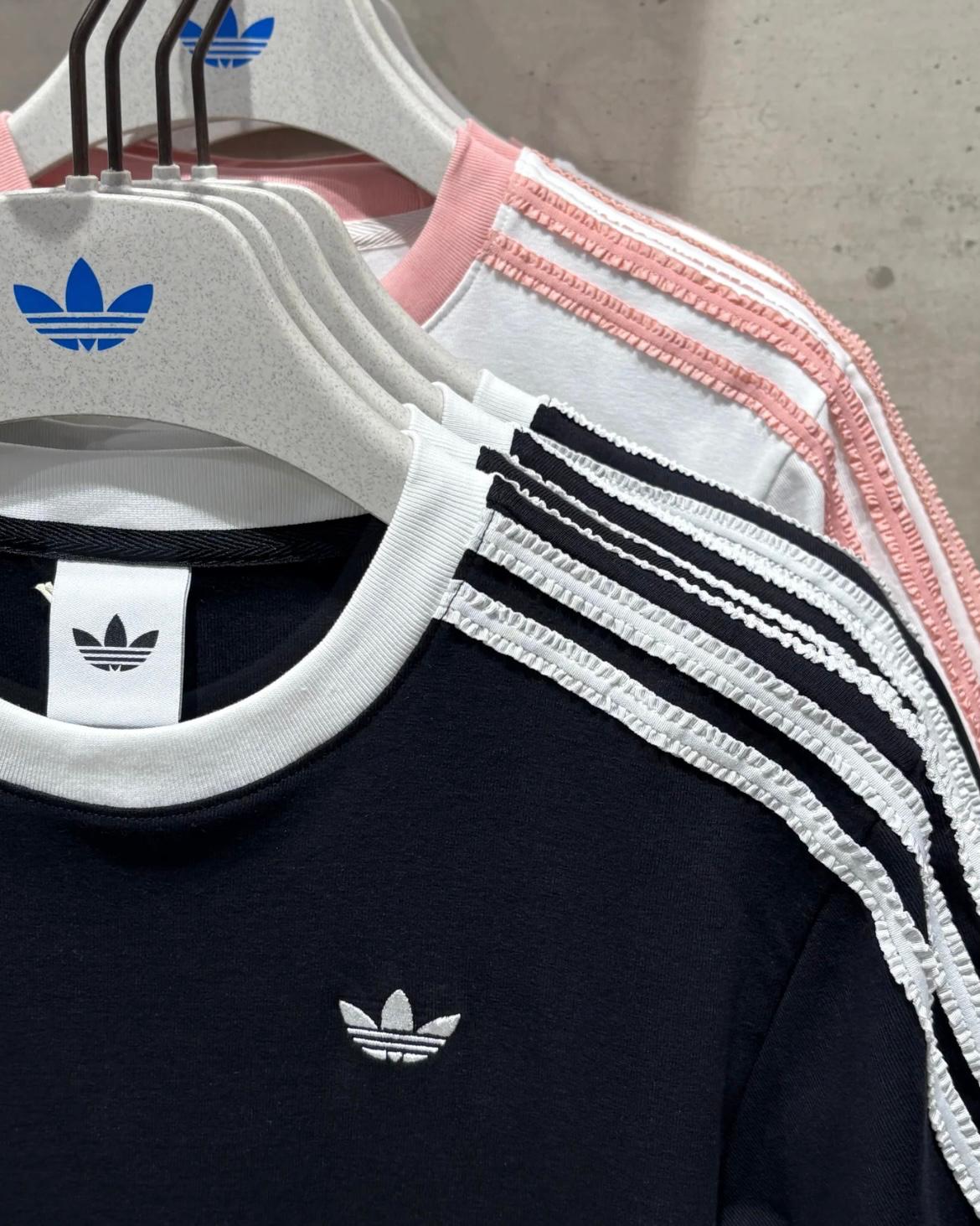 ADIDAS LACE 3 STRIPE TEE | 3 COLORS