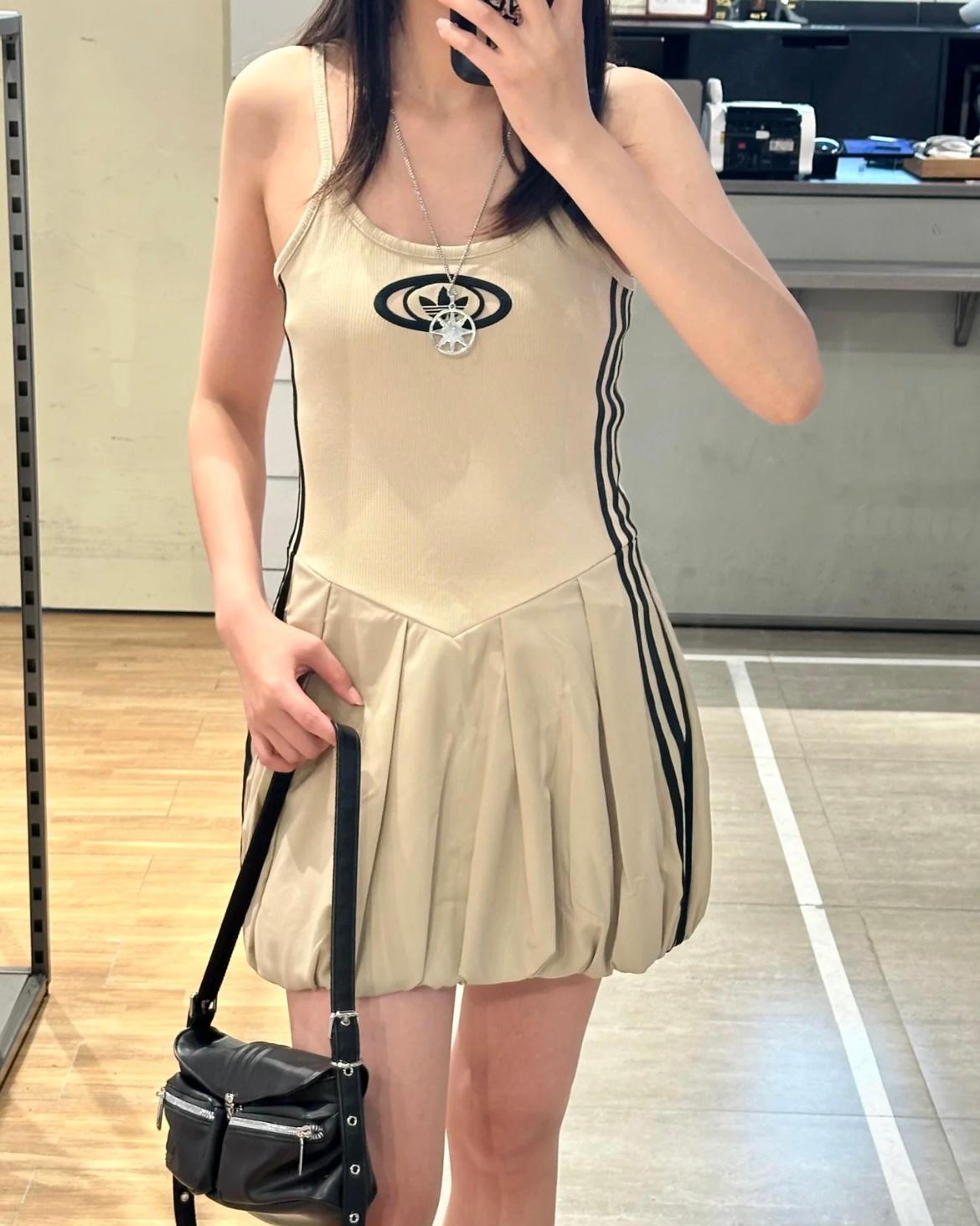 ADIDAS ONE PIECE 吊帶泡泡裙 | 2 COLORS