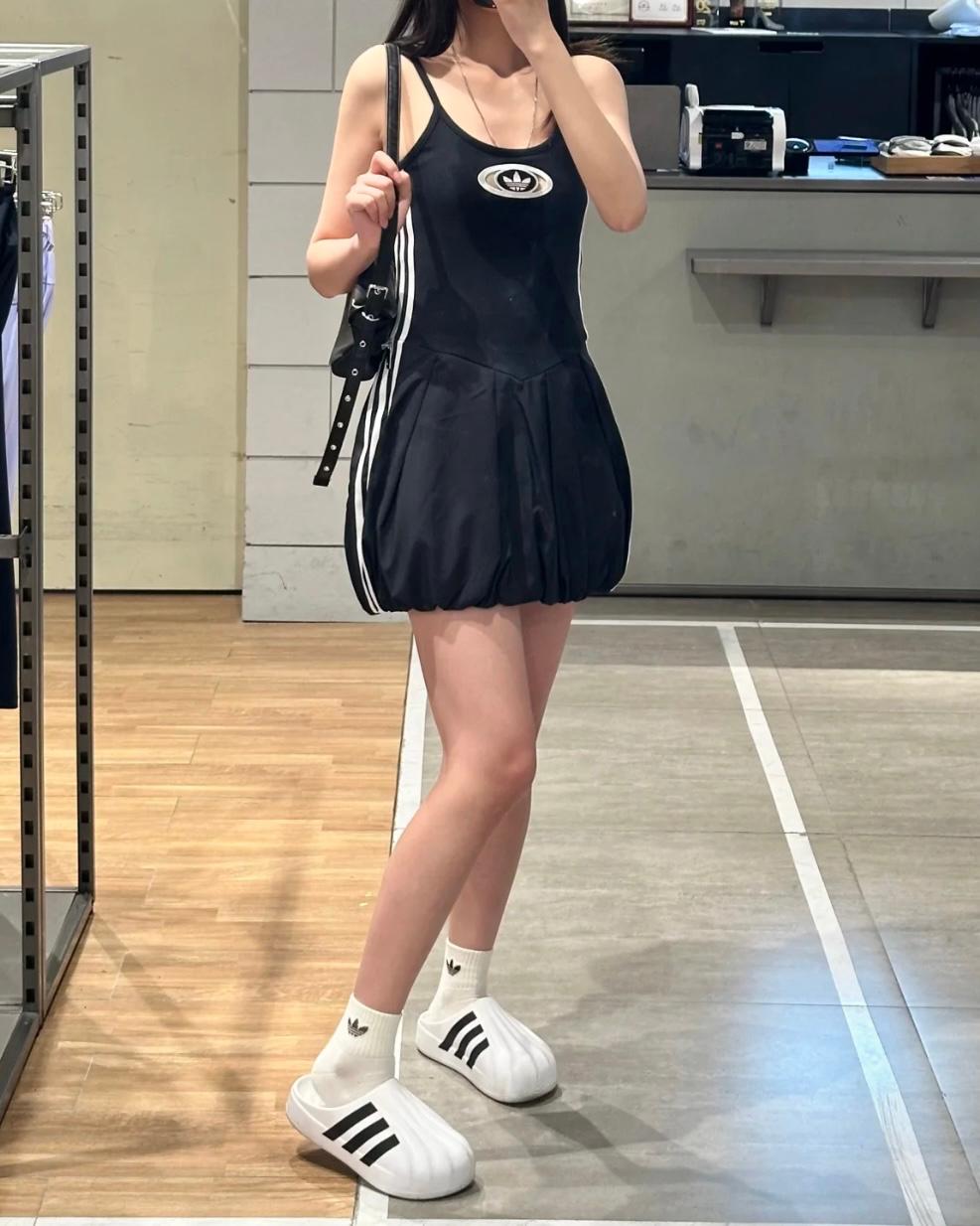 ADIDAS ONE PIECE 吊帶泡泡裙 | 2 COLORS