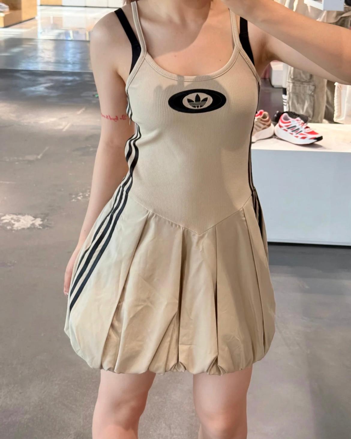 ADIDAS ONE PIECE 吊帶泡泡裙 | 2 COLORS