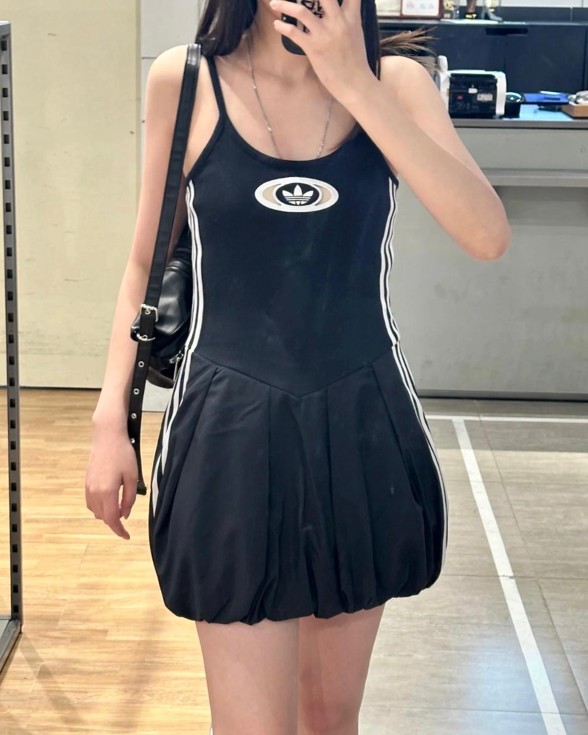 ADIDAS ONE PIECE 吊帶泡泡裙 | 2 COLORS