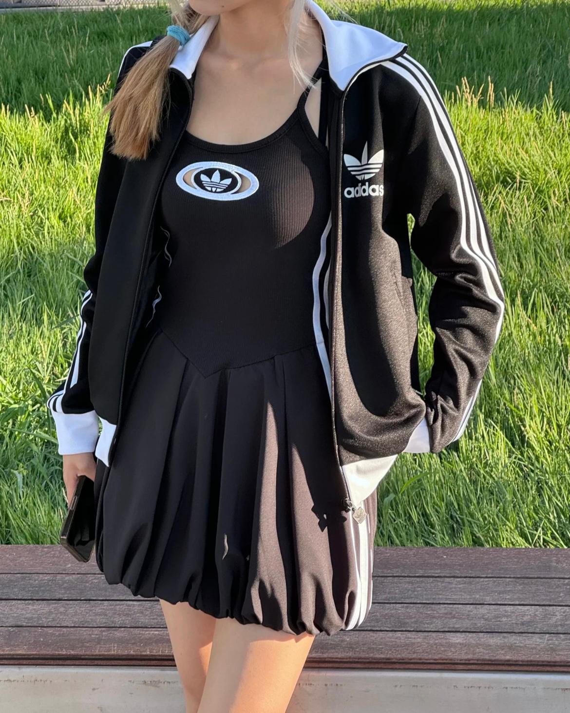 ADIDAS ONE PIECE 吊帶泡泡裙 | 2 COLORS