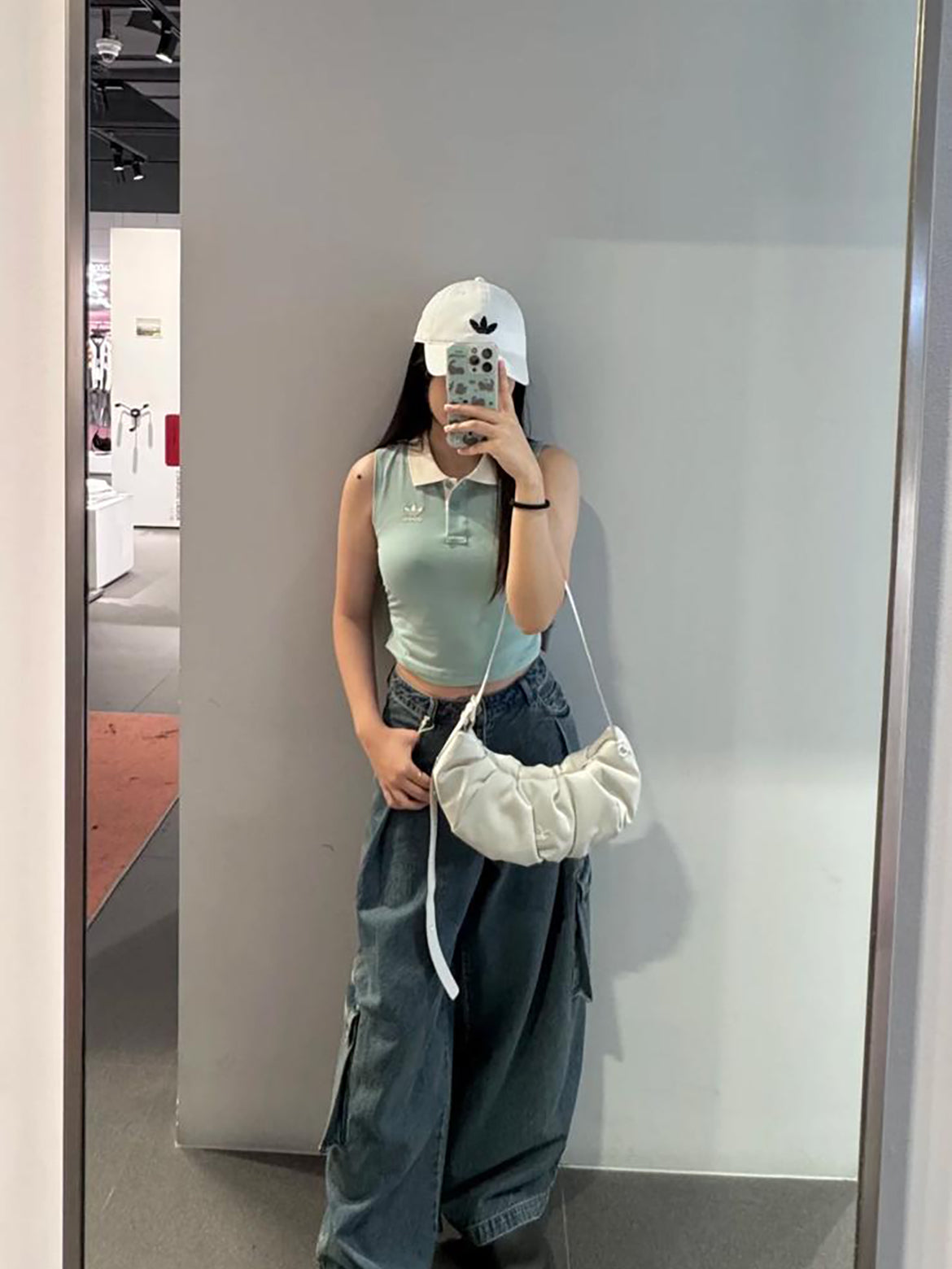 ADIDAS 3WAY SHOULDER BAG ( 餃子雲朵 ) 仿皮款 | 2 COLORS