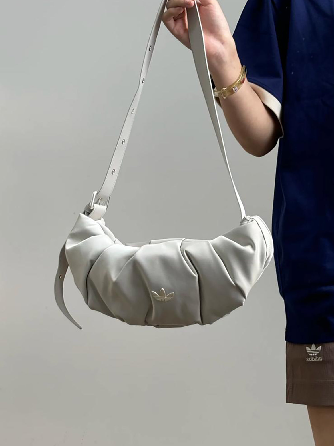 ADIDAS 3WAY SHOULDER BAG ( 餃子雲朵 ) 仿皮款 | 2 COLORS