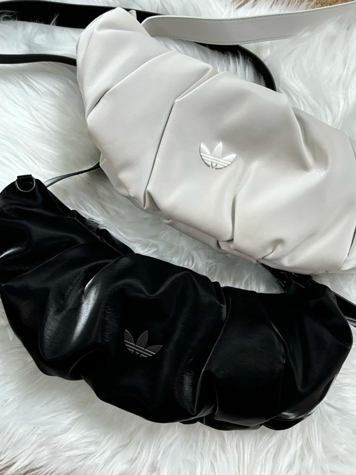 ADIDAS 3WAY SHOULDER BAG ( 餃子雲朵 ) 仿皮款 | 2 COLORS